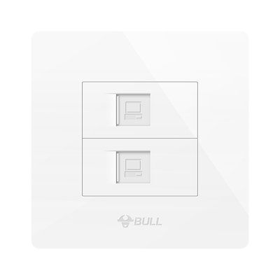 公牛单口六类千兆86型插座面板