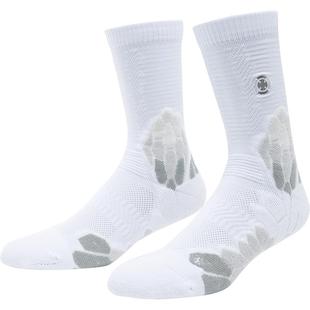 准者冰晶篮球袜实战中长筒透气运动袜毛巾底缓震防滑精英袜子男款