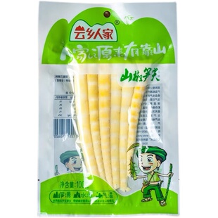 云乡人家泡椒竹笋山椒笋尖酸辣脆笋片开袋即食小包装休闲零食整箱