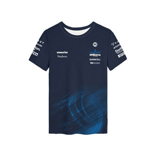 2026威廉姆斯F1方程式车队服赛车服车迷速干短袖T恤衫男女半袖体