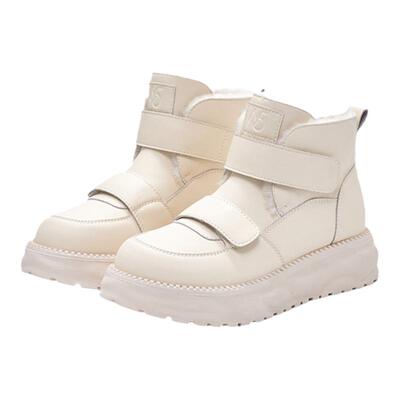 15mins厚底雪地靴加绒女鞋
