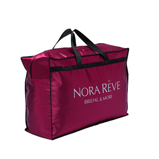 超大号高档皮革影楼出外景手提袋定做装礼服婚纱的袋子定制印logo