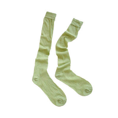 超薄竖条袜子女春夏季纯棉透气