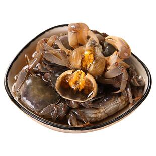 醉白玉蟹腌制发财蟹咸呛蟹生腌蟹海鲜宁波特产醉蟹水产即食蟛蜞