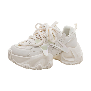 森马女鞋2026新款冬季老爹鞋女厚底增高爆款时尚休闲运动鞋子女款