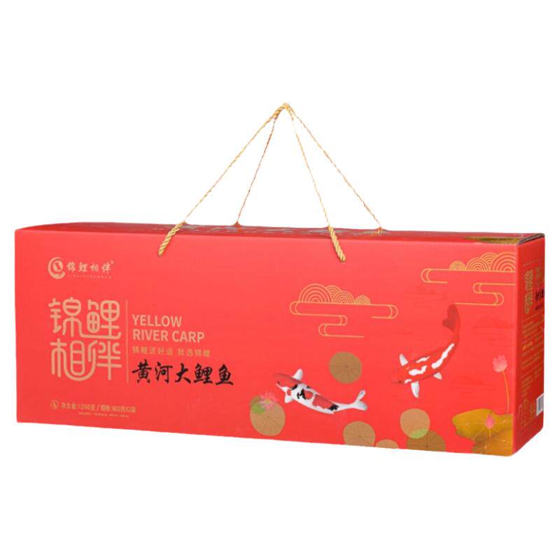 河南黄河大鲤鱼整条礼盒装