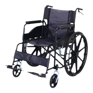 坐便轮椅可折叠老人老年残疾人可大小便便携四轮代步车手动轮椅车