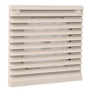 德力西风机防尘过滤网组 百叶窗风扇保护罩 散热风扇保护网