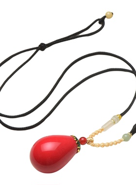 菩提挂件彩色佛心果项链吊坠