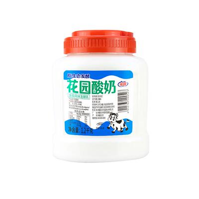 1.2kg大桶装!花园桶装酸奶