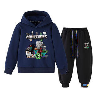 Nyzk我的世界男童套装2026新款洋气时髦一套帅气儿童女童年服冬装