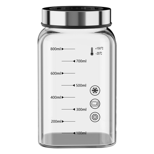 玻璃密封罐厨房五谷杂粮收纳盒家用茶叶罐子食品级蜂蜜瓶子储物罐