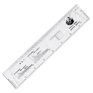 守拙尺五合一地理坐标尺经纬度尺作图坡度尺地图尺识图用图作业尺