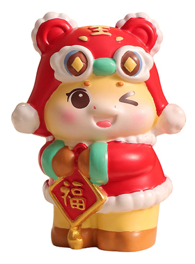 马年吉祥物桌面摆件办公室工位装饰品年会送员工客户公仔新年礼物