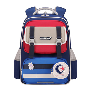 COOLBABY书包女生2024新款小学生减负大容量一二三四到六年级男孩