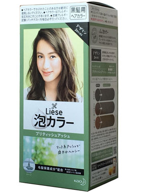 花王泡沫植物染发泡泡不伤发