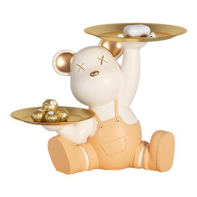 新款暴力熊双托盘收纳装饰摆件