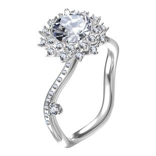 【培育】VRAI/芮爱九曲花街钻石婚戒2克拉戒指女真钻IGI证书