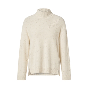 【山羊绒x绵羊毛】ELSEWHERE珂思商场同款长袖针织衫女冬季新款