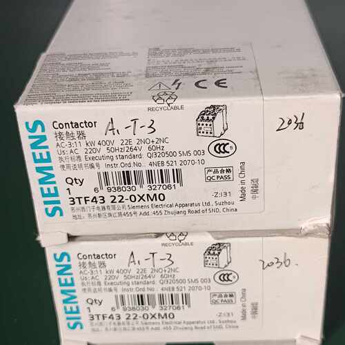 【议价-可维修】  3TF4322-0XB0(1 接触器 /均有货