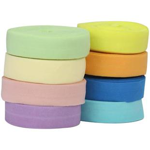 弹力包边条辅料滚边条布料衣服松紧带棉质对折织带装饰服装布带子