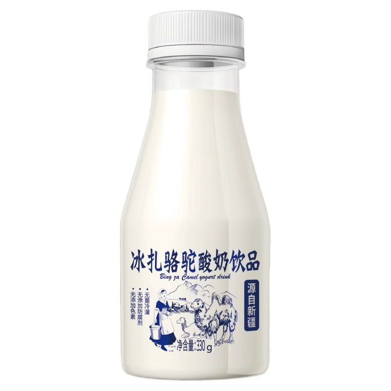 冰扎骆驼酸奶饮品孕妇儿童营养奶