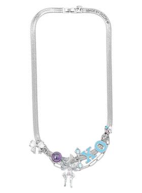 DIY蝴蝶吊坠蓝色甜酷配饰