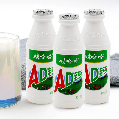 娃哈哈ad钙奶24瓶装饮料