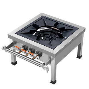 猛火灶燃气韩式低汤灶节能熄保不锈钢商用卤肉灶矮脚炉吊汤矮仔炉