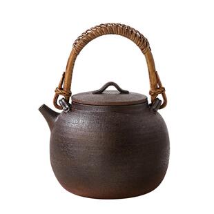 秋藤老壶贵妃中式提梁围炉煮茶家用土陶烧水养生电陶壶户外炭火炉