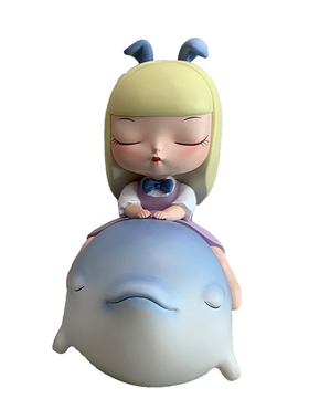 可米生活白夜童话辰星海豚摆件