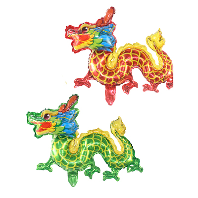 2024新年快乐装饰龙年气球