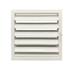 铝合金联动开关百叶窗空调通风口活动防雨百叶暖气罩百叶窗通风口