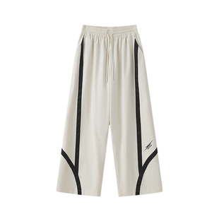 【YKYB徐艺洋同款】2025秋季系列慵懒风潮流美式街头宽松黑裤子