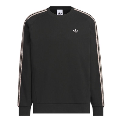 Adidas/阿迪达斯正品三叶草男女运动针织宽松印花圆领卫衣KC0107