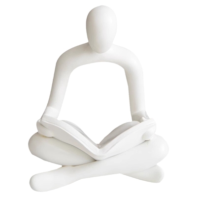 高级感抽象艺术人物坐姿摆件