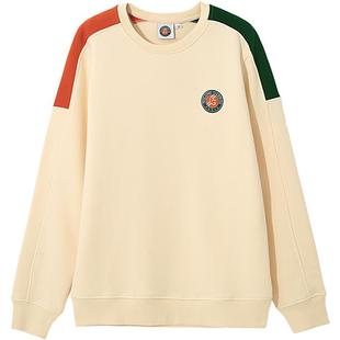 罗兰加洛斯法网官方正品新款春季卫衣男女运动休闲撞色加绒