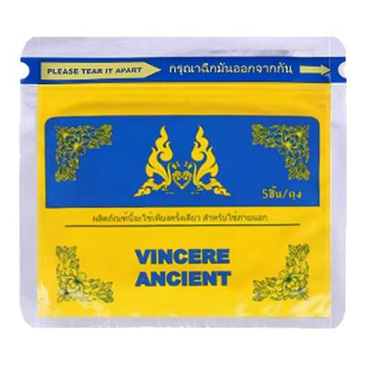 泰国VINCERE ANCIENT草本贴肩颈贴5贴/袋舒缓腰背热敷贴原装进口