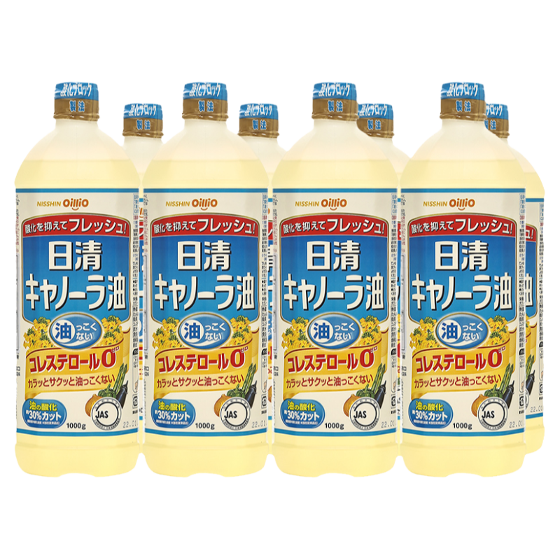 日本进口日清食用油菜籽油芥花籽油健康清淡低厨房芥酸炒菜植物油