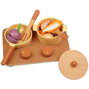 幼儿园娃娃家厨房玩具区域材料仿真食物面包机儿童煮饭过家家女孩