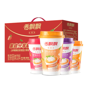 香飘飘奶茶冲饮30杯整箱正品多口味混合阿萨姆椰果奶茶速溶奶茶