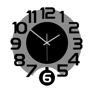 天丽鸟创意挂钟客厅钟表2025新款网红装饰家用表餐厅简约时钟挂表