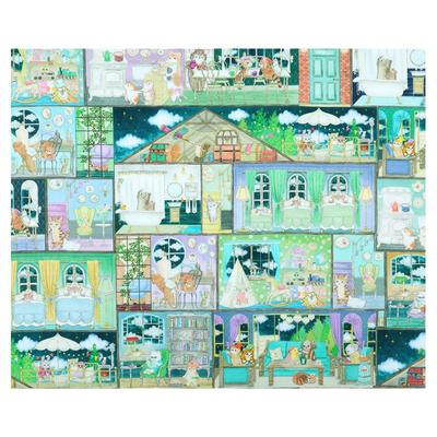 松浦柔软纯棉卡通手工服装上衣布