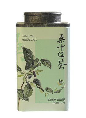 昌兴记云桑田桑叶红茶茶叶自己喝养胃霜后采摘霜打新鲜桑叶干75g