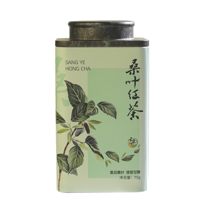 昌兴记云桑田桑叶红茶茶叶自己喝养胃霜后采摘霜打新鲜桑叶干75g