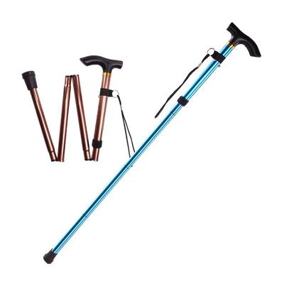 手杖折叠伸缩款户外徒步拐杖防滑