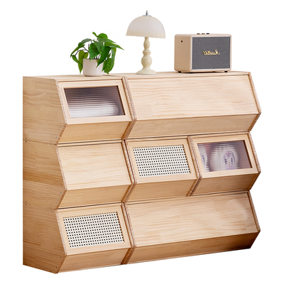 淘之良品收纳柜实木置物家用