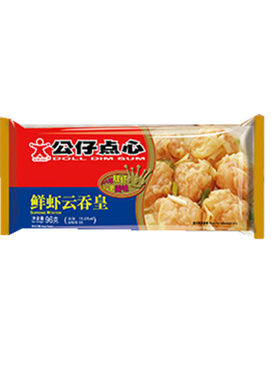 香港公仔点心鲜虾广式云吞水饺