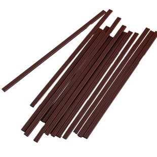 一次性咖啡吸管独立包装两孔奶茶热饮吸管棒木质搅拌棒100支500根