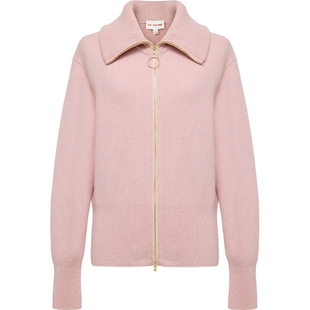 [阿拉善羊绒]EP雅莹2025早秋新品 绵羊毛混纺半高领针织外套9147A